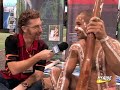 go to myride.com for more car videos. kurun warun travels the world with his unique style of art, dance and didgeridoo playing. his work is recognized around the world as being of 
