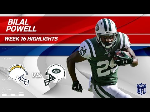 Video: Bilal Powell Highlights | Chargers vs. Jets | NFL Wk 16 Player Highlights