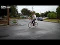 Click here to watch this video Grandpa with big horns on a bicycle