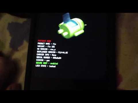how to recover nexus 7
