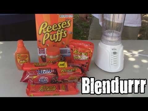 reeses - Welcome to blendurrr!!! On this show we will take items from past we shorts and other misc shows and blend them together to see if it's an improvement. Today...