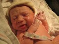 One hour old baby