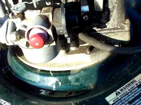 how to get water out of a carburetor