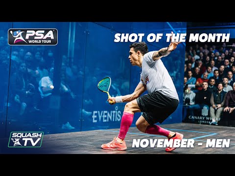 Squash: Shot of the Month November 2021 - Men