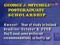 videos de Scholarship: George J. Mitchell Scholarship