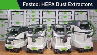 Festool HEPA Dust Extractors: Improve the quality and efficiency of your work