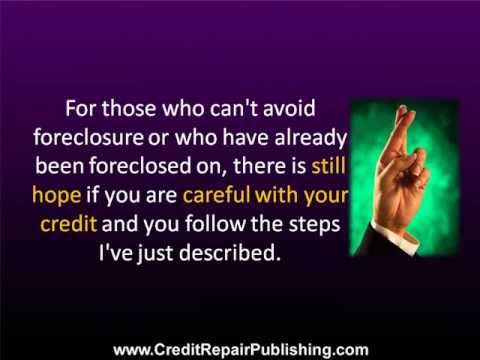 how to rebuild credit after a foreclosure