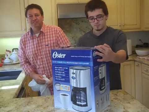 Oster Coffee Maker Review 12-cup with Reuseable Filter Model BVST-RDXSS43