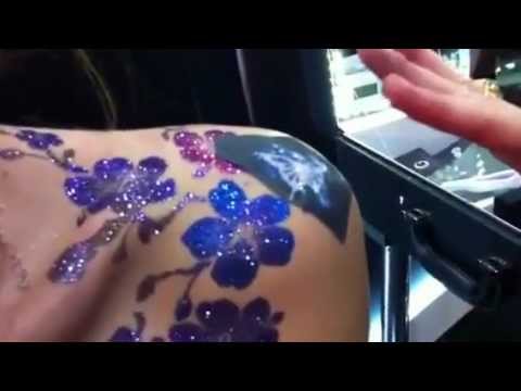 how to apply g body art