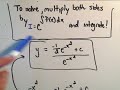 first order linear differential equations - in this video i outline the general techique to solve first order linear differential equations and do a complete example.
for more free math videos visit http://justmathtutoring.com