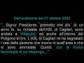 IN SENATO LA VERITA\