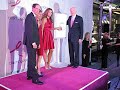 british model-actress elizabeth hurley was left embarrassed at a charity event in new york when she accidentally flashed her underwear just before she started to count down.