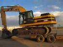Loading an Excavator to LowBoy