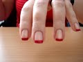 Holiday French Tip Nails
