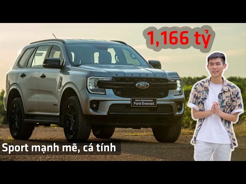 Chi tiết Ford Everest Sport giá 1,166 tỷ: phiên bản ngon, đẹp, rẻ| Xế Cộng Khám phá