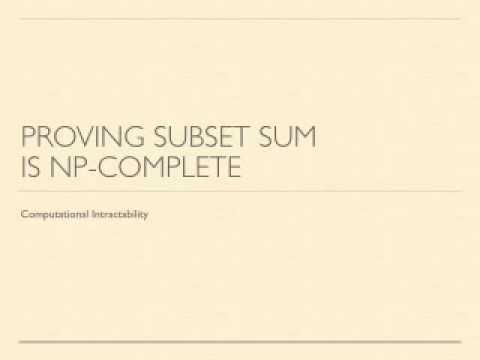 how to prove subset