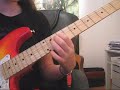 Warmness on the soul solo - Avenged Sevenfold (cover)