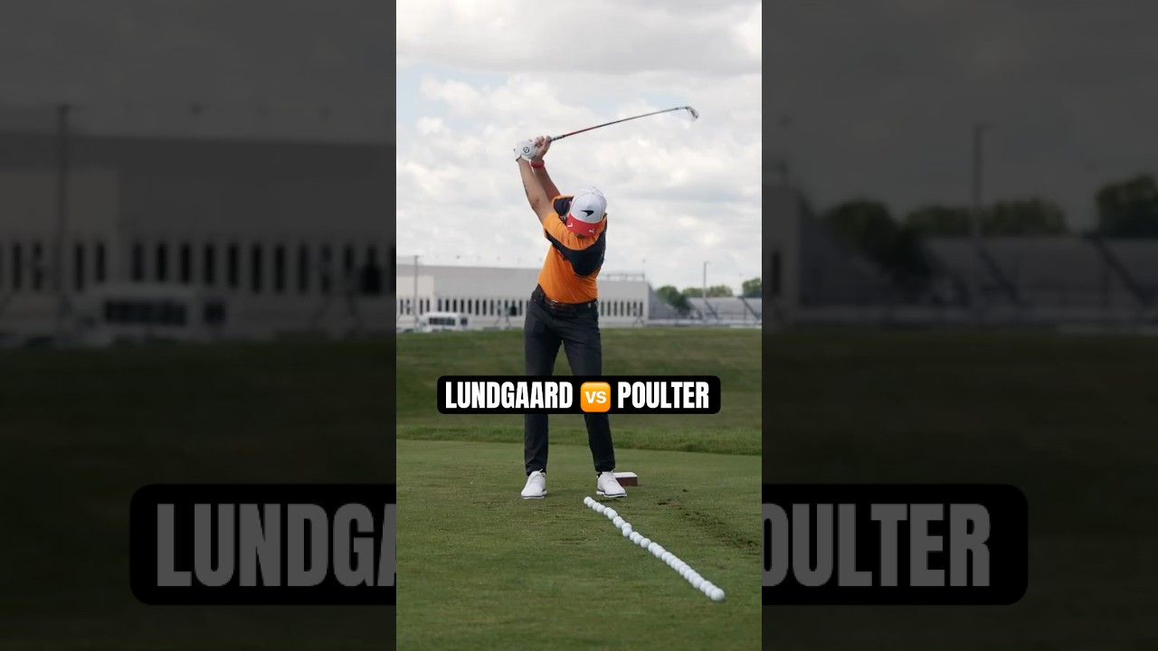 Two sports at one iconic venue 🏁 Who wins? @ipthepostman #indycar #golf #mclaren
