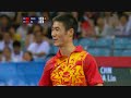 Beijing Olympics 2008 Table Tennis Men's Semi-Final Wang Liqin vs Ma Lin