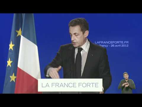 Discours de Nicolas Sarkozy