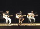 brian yepez, dan king and jeff biegel perform an original at the 2006 hillsborough high school unplugged show