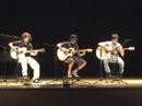 brian yepez, dan king and jeff biegel perform an original at the 2006 hillsborough high school unplugged show