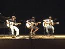 brian yepez, dan king and jeff biegel perform an original at the 2006 hillsborough high school unplugged show