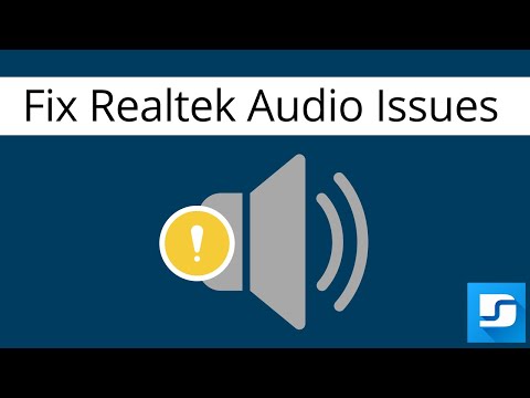 How to Update and Fix Realtek Audio Driver Problems Windows 10