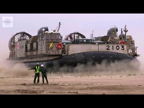 Japan Self-Defense Forces Hovercraft LCAC in Action