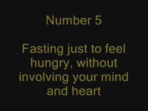 Top 10 Bad Habits in Ramadan