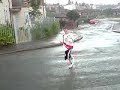 idiots in rain