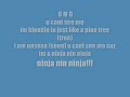 the ninja glare with lyrics the ninja glare with lyrics