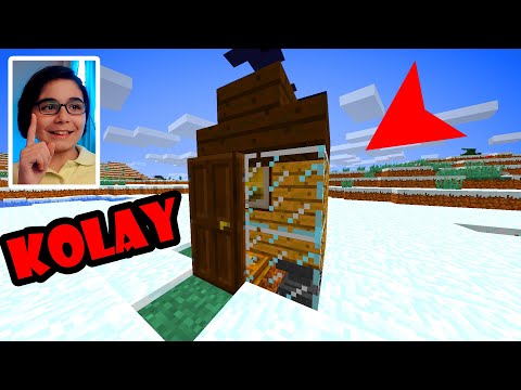 MİNECRAFT'TA DÜNYA'NIN EN KÜÇÜK EVİ NASIL YAPILIR?