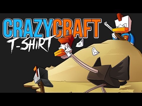Minecraft: CRAZYCRAFT MODDED SURVIVAL (Speed Art) Postman T-Shirt Design Minecraft: CRAZYCRAFT MODDED SURVIVAL (Speed Art) Postman T-Shirt Design