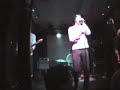 april 2001
respectable st. cafe
west palm beach, florida

the show lineup was
the explosion - int'l noise - rocket from the crypt
