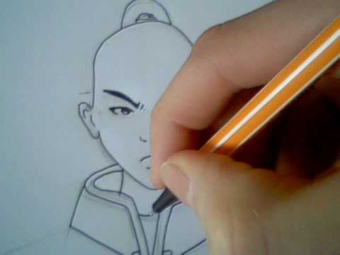 how to draw zuko step by step
