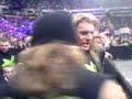 wwe raw HBK, HHH in crowd wwe raw HBK, HHH in crowd