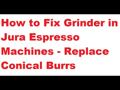 how to repair jura coffee machine