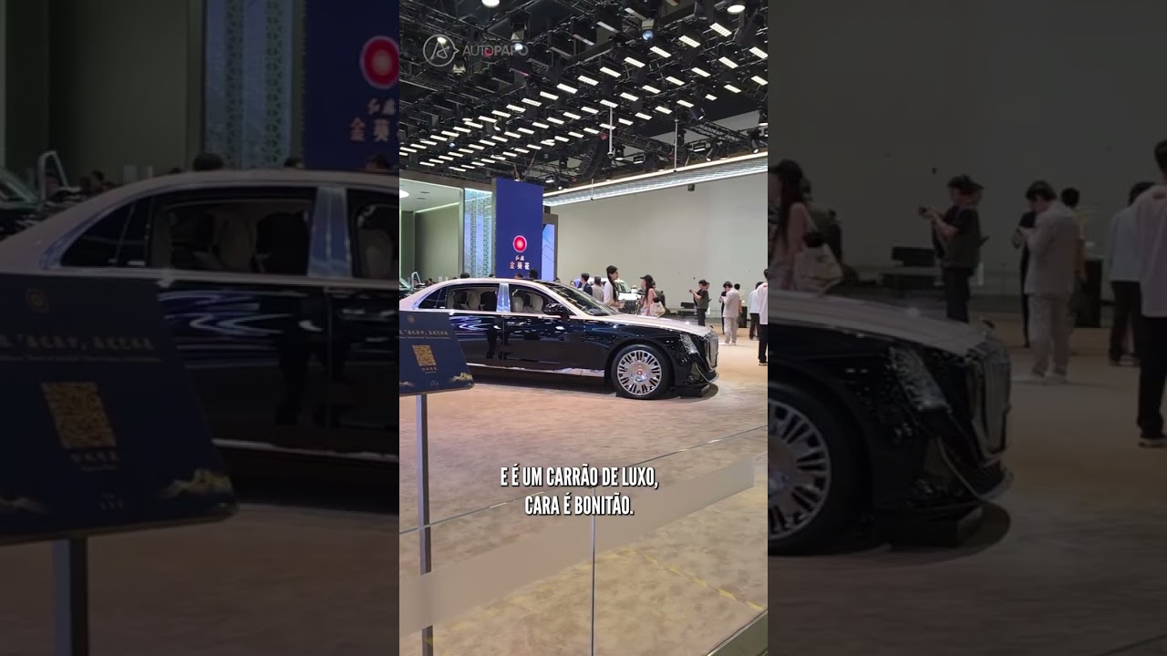 No Salão de Pequim tem até marca de carro do governo chinês. #Shorts