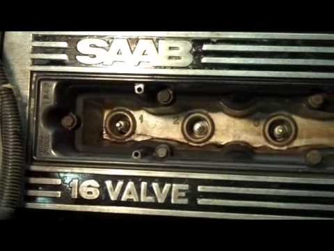 Saab 1987 900 Valve Cover Gasket Job