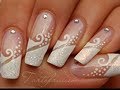 Nail art french manucure de mariage / How to do a wedding manicure (nail art)