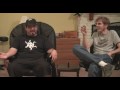 marty bought an 1100 dollar hd camara, so we decided to test it out. we set up a tripod, pressed record, and sat down and talked for an hour and a half.