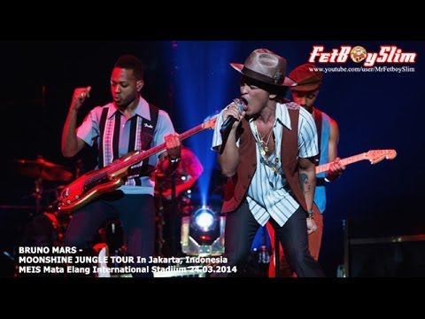 BRUNO MARS – TREASURE Live in Jakarta, Indonesia 2014
