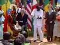 George bush african tribal dance