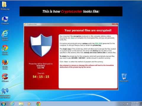 how to remove cryptolocker