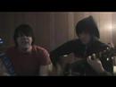 chris and tim play let it fall acoustic for the camera:)