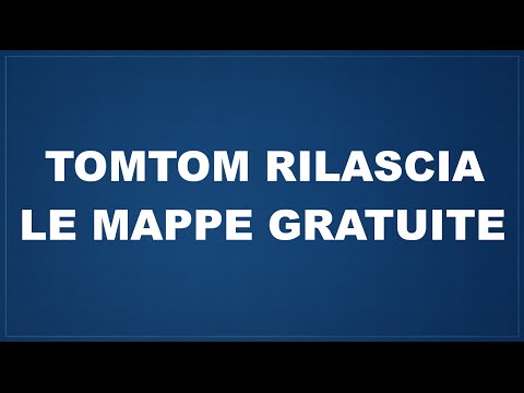 TomTom rilascia le mappe gratuite