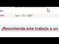 Bolsa de trabajo Bolsa de trabajo