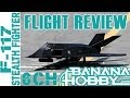 F-117 Stealth Fighter 70MM RTF EDF Flight Review! Full Retracts and Bomb Bay!  AWESOME!