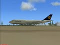 Boeing747 landing at EDDV